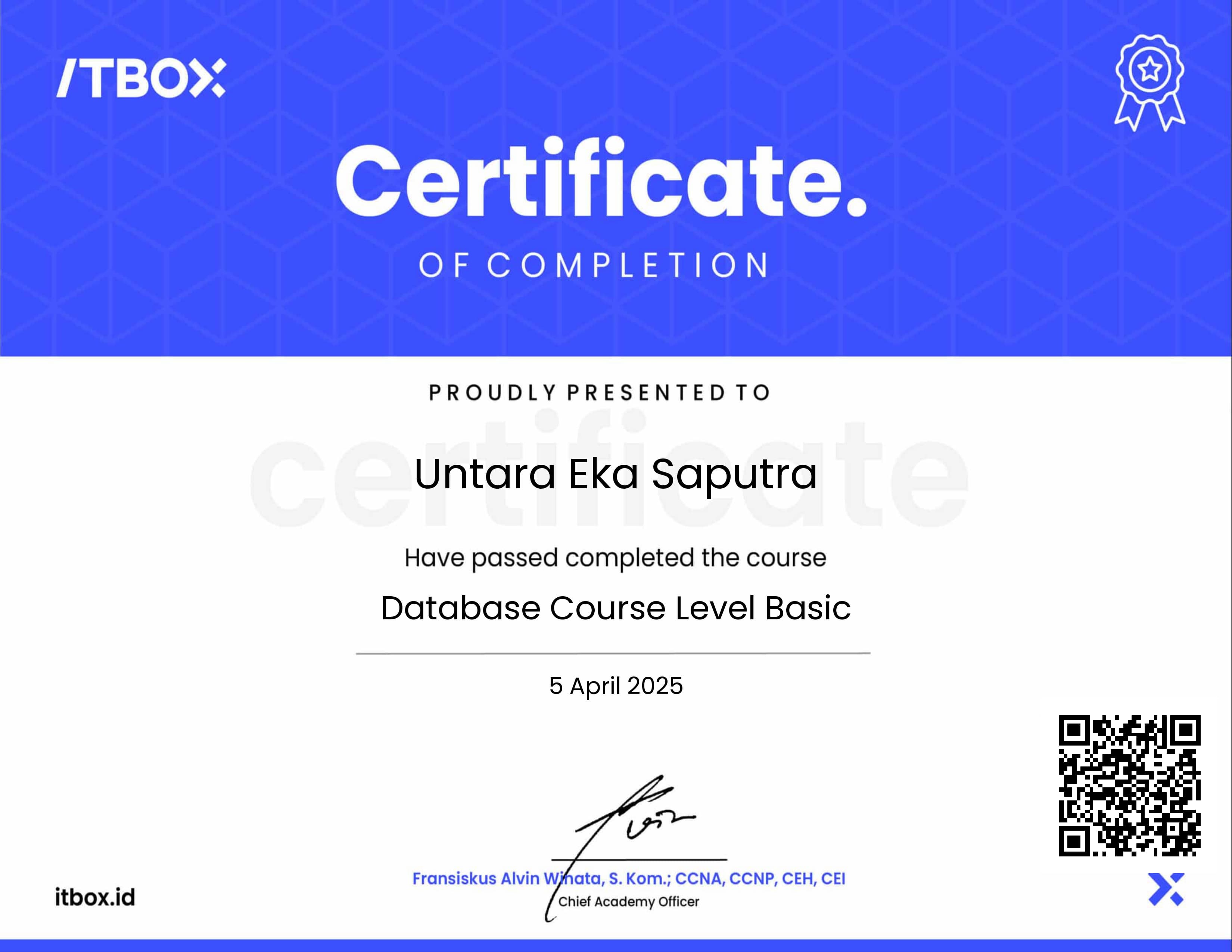 Database Course - Basic Level